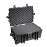 OUTDOOR kuffert i sort med skum polstring 535x360x225 mm Volume: 42,8 L Model: 6700/B/SI